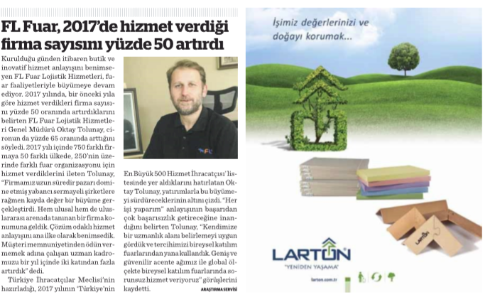 DÜNYA GAZETESİ 2018 DERGİ RÖPORTAJI