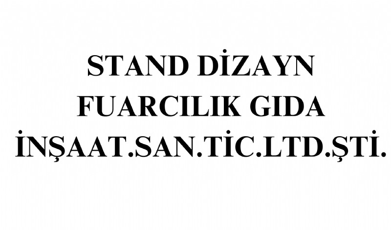 STAND DİZAYN